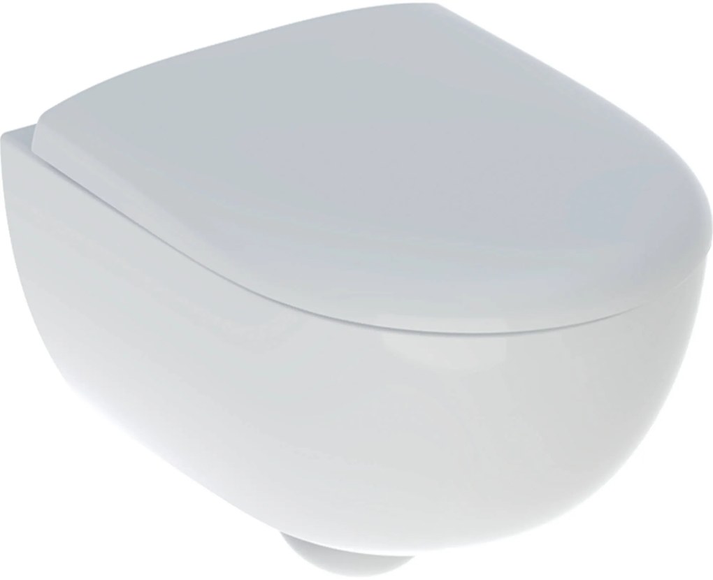 Geberit Renova randloos compact hangtoilet met toiletbril wit
