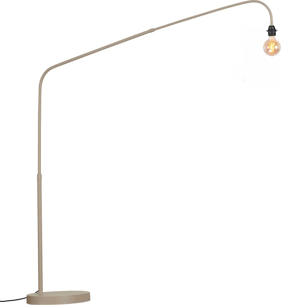 Buiten vloerlamp beige met beige voet IP44 - Arc