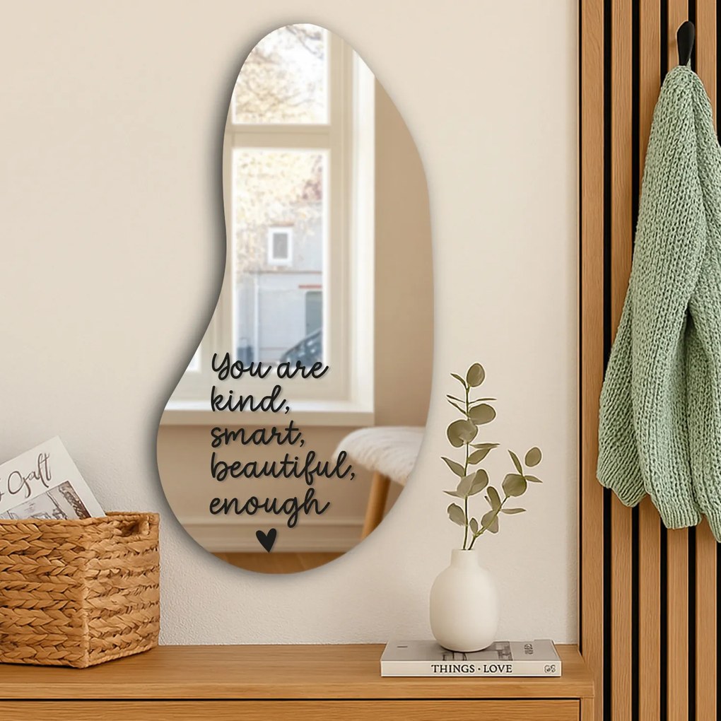 Spiegelsticker S3 – You are kind, smart, beautiful, enough. (Handwritting)