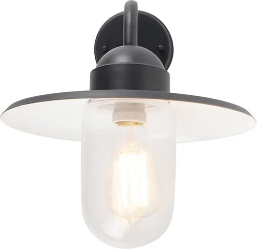 Landelijke buitenwandlamp donkergrijs IP44 - Kansas