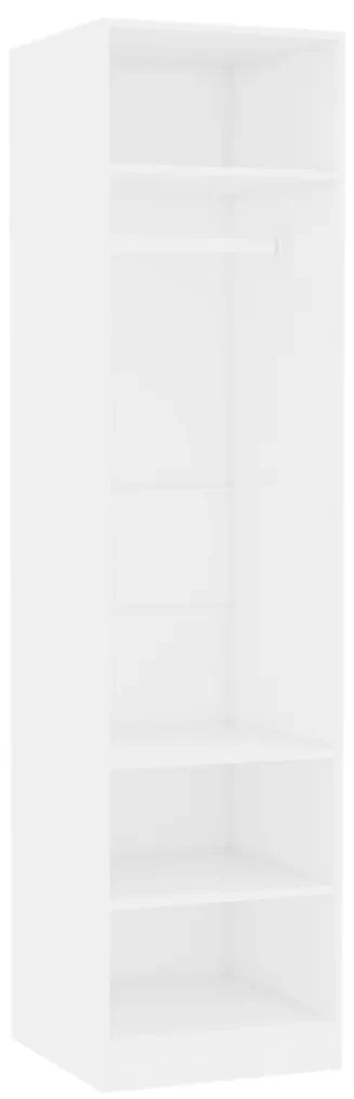 vidaXL Kledingkast 50x50x200 cm bewerkt hout wit