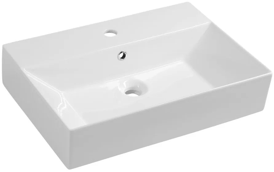 Isvea Sistema keramische wastafel 60x42cm wit