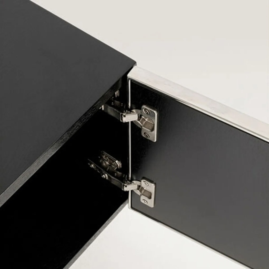 Chroom TV-meubel - 180x40x45cm.