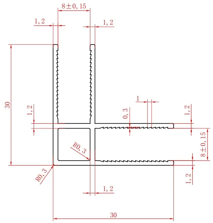 Saniclear Rivo inloop douchecabine 180x80cm met 30cm zijwand en 60cm vrije inloop mat zwart