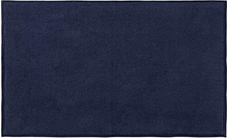 Badmat 60 x 100 cm Donkerblauw