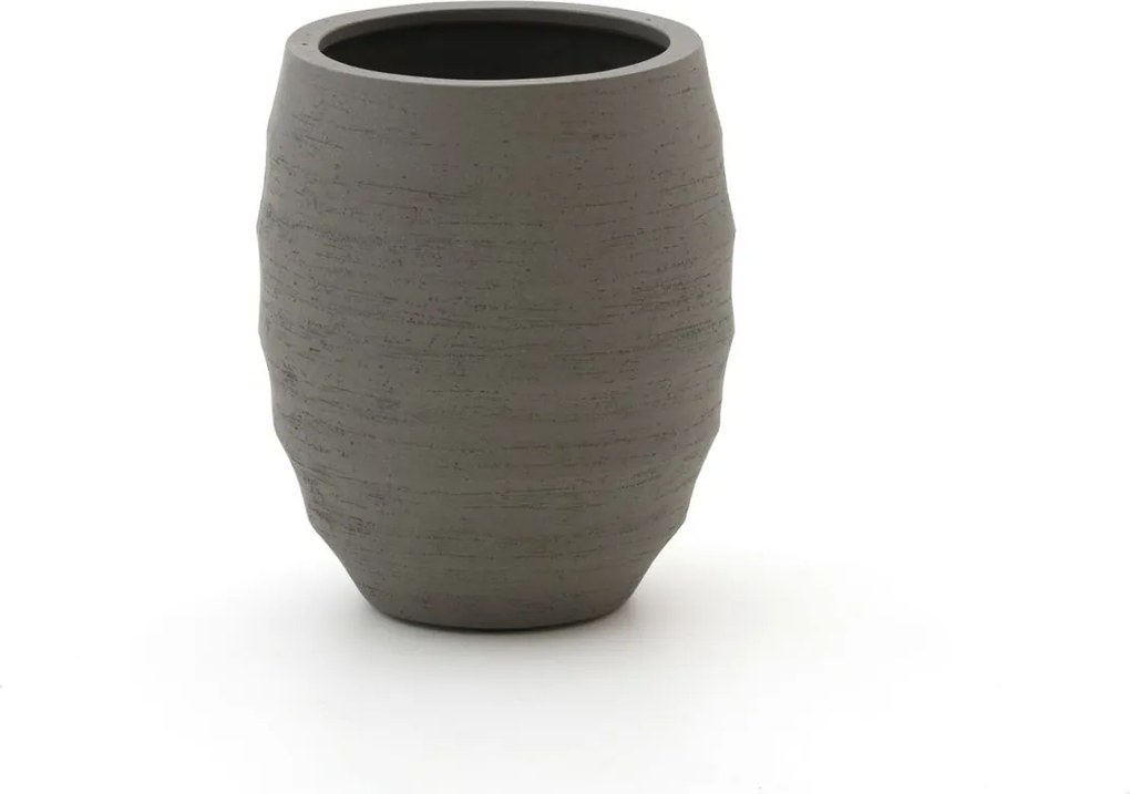 + 15% kassakorting | Bloempot Luca Lifestyle Bordo | Taupe Kunststof  | ø55cm | Geschikt voor buiten en binnen | Kees Smit Tuinmeubelen