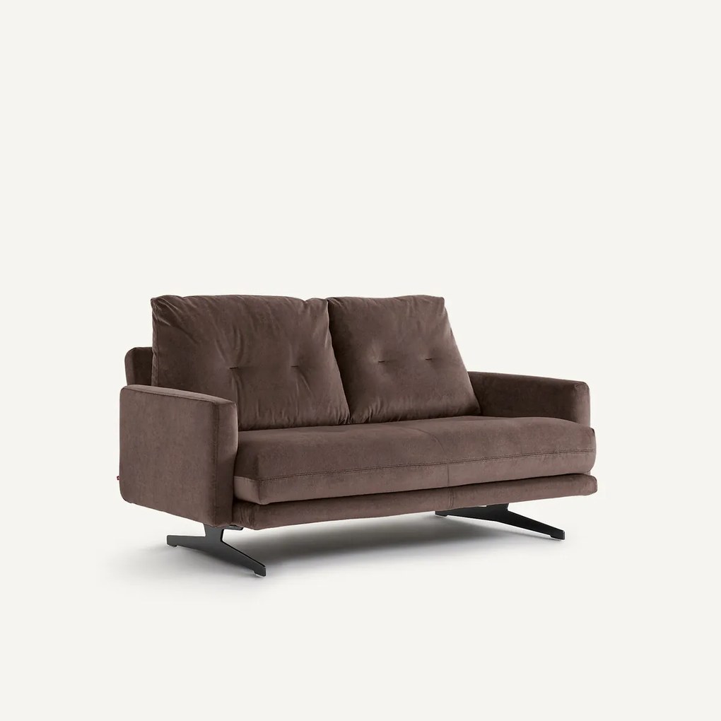 2-zitsbank in linnen fluweel, DELICATO