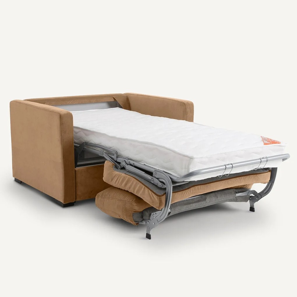 2-zitsbank, omvormbaar, in stonewashed fluweel, Neo Kinkajou