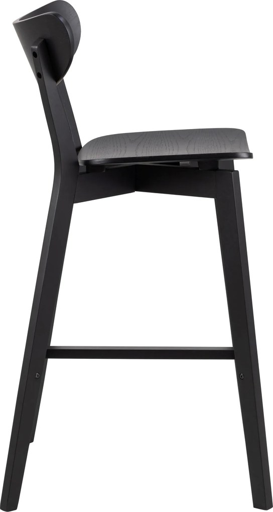 ROXY Zwart – HOUTEN BARSTOEL VOOR KEUKEN, WOONKAMER EN RESTAURANT IN RETROSTIJL