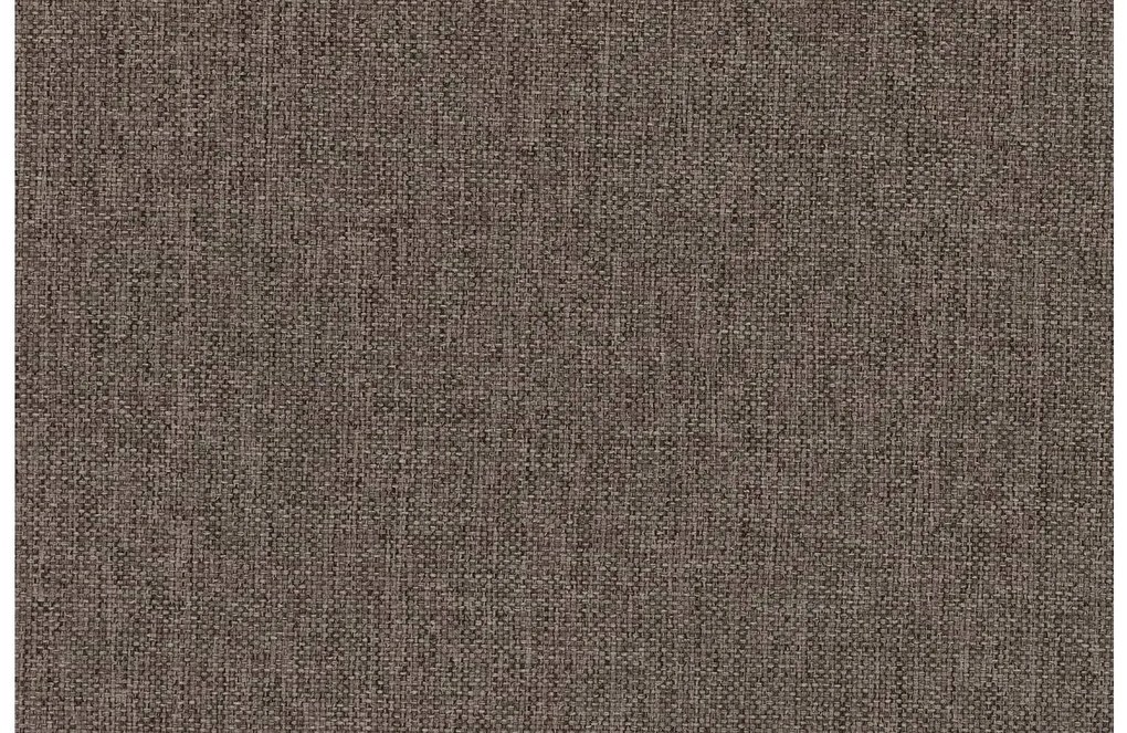 Goossens  Key West bruin, stof, 2-zits, modern design met ligelement links