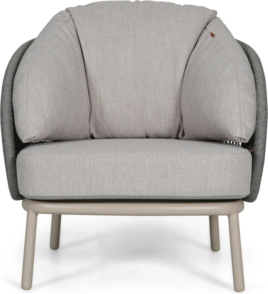 Tuinstoel Rope Zand/Beige Santika Pebble