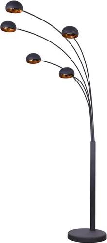 Cannes Industrieel Design Vloerlamp 5-Lichts Goud Zwart