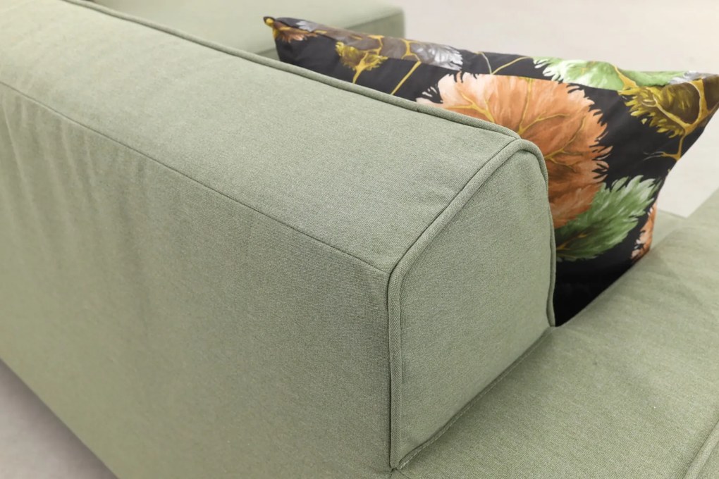 Boavista Sunbrella loungebank chaise longue - Heritage leaf - 2-delig - links