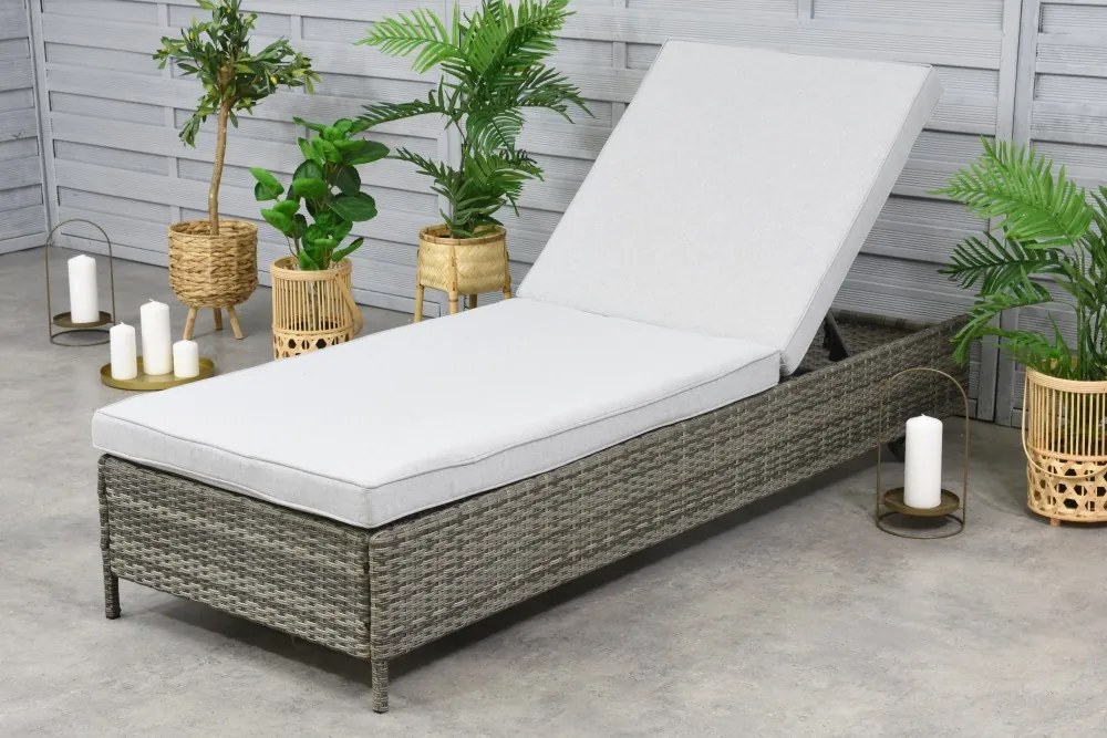 Tobago Garden Point grijs technorattan tuinstoel