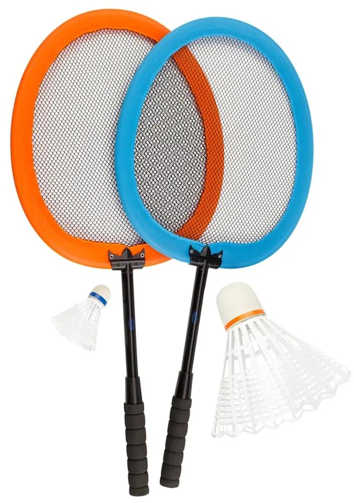 Get & Go Badmintonset XXL oranje en blauw