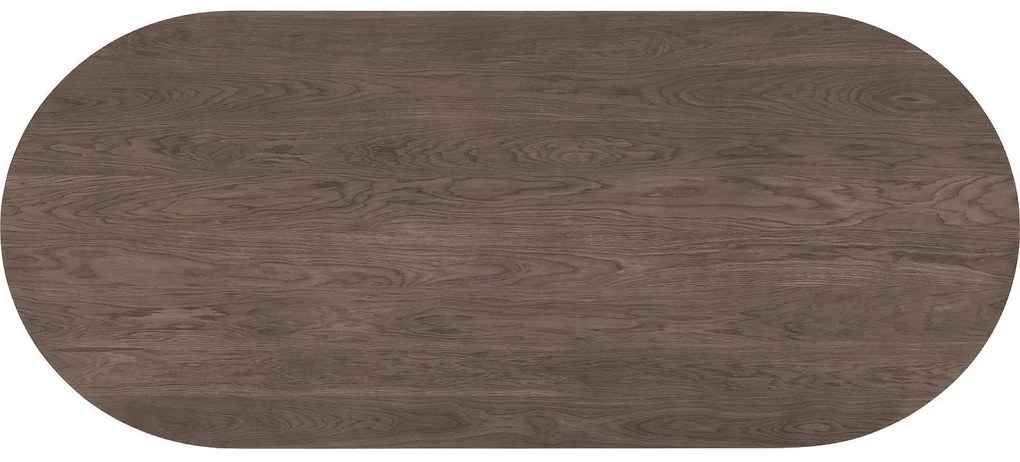 Goossens Excellent Eettafel Uniek, Semi rond 240 x 100 cm