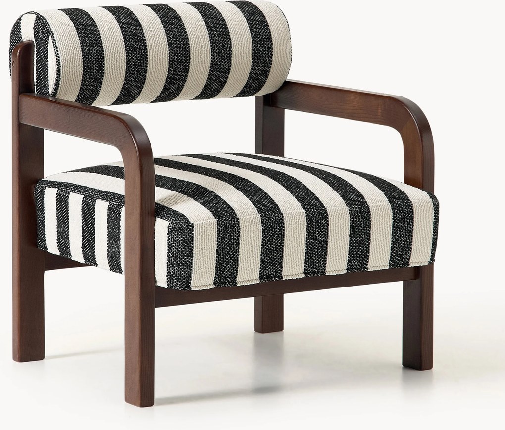 Loungefauteuil Raymond van essenhout met bouclé bekleding
