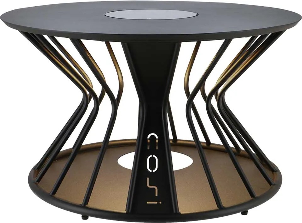 Cosilumia loungetafel met verlichting Ø70 x 41 cm - black