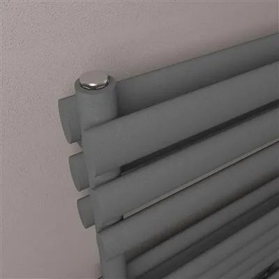 Eastbrook Tunstall dubbele handdoekradiator 50x80cm 620W antraciet