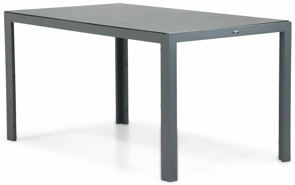 Tuinset 4 personen 150 cm Aluminium/textileen Grijs Domani Furniture Verde/Venustas