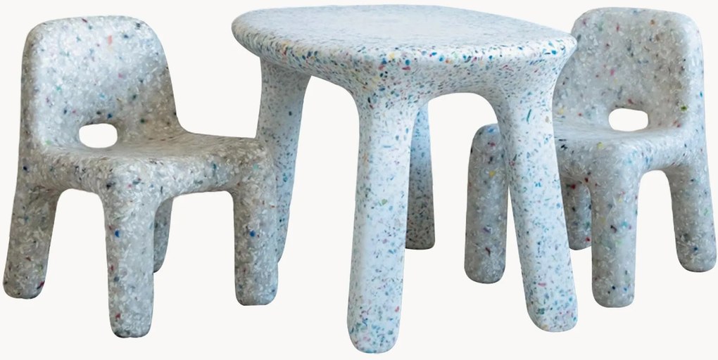 Kindertafel All Bright met stoelen, 3-delig
