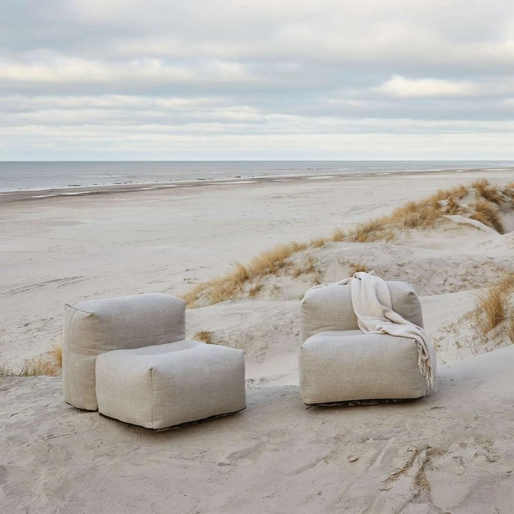 Soft Zitzak Outdoor 3 Seater + Lounger - Kirra Sand