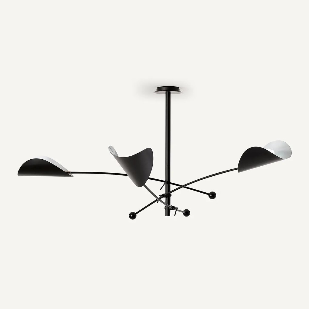 Hanglamp met 3 richtbare armen, Funambule