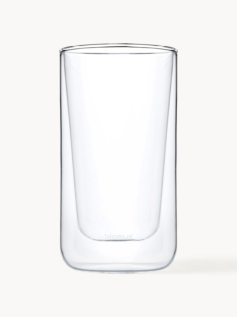 Dubbelwandige koffieglazen Nero, 2-delig