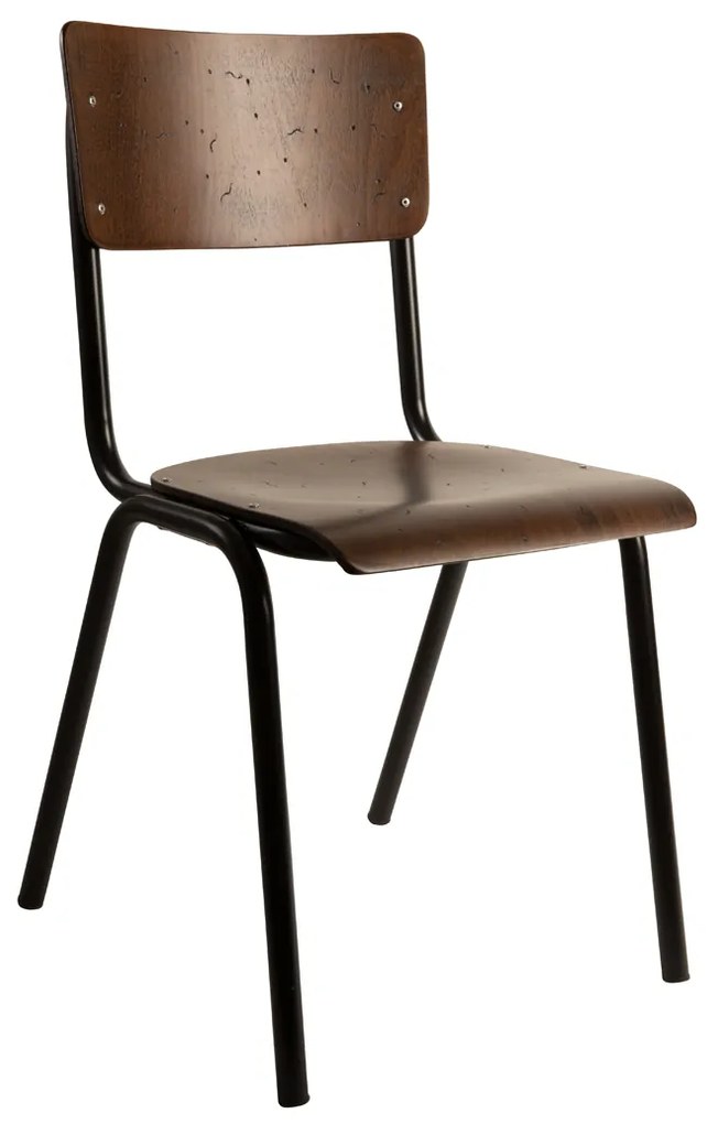 Dutchbone Scuola Vintage Schoolstoel Hout