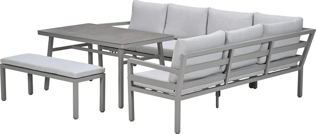 Garden Impressions Markus lounge dining set 4-delig - taupe