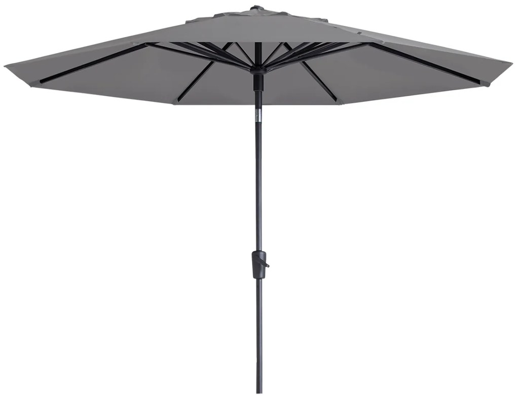 Madison Paros 2 luxe stokparasol - 300 cm. - Light grey OP=OP