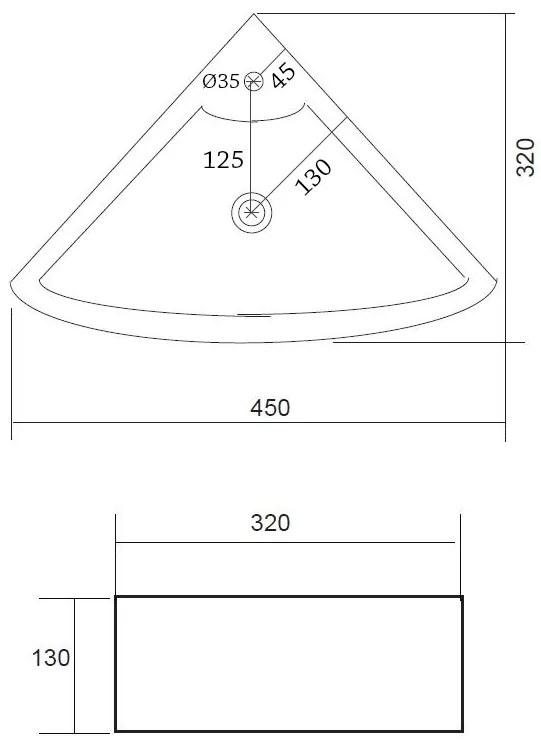 Best Design fonteinset Hoek floor 32,5 x 32,5cm