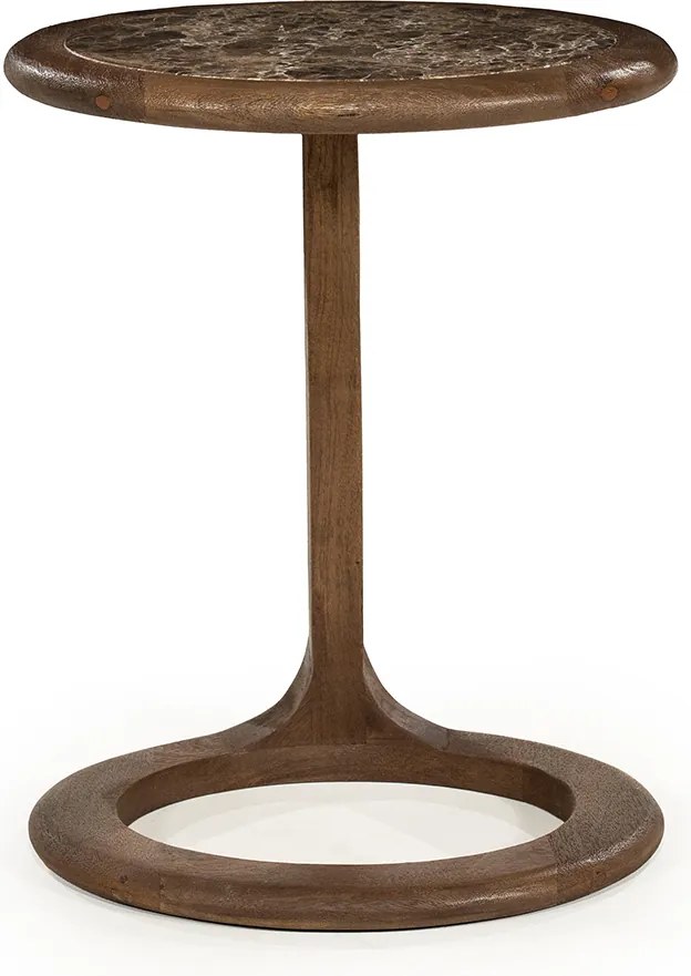 Bijzettafel Open Design Bruin - 43 X 37cm.