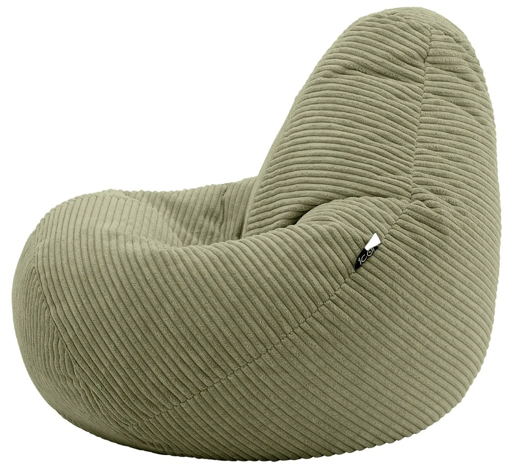 Chillz Kinder Zitzak Corduroy - Olijfgroen