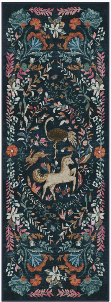 Wasbare laagpolige loper Dreamweaver by Iris Apfel