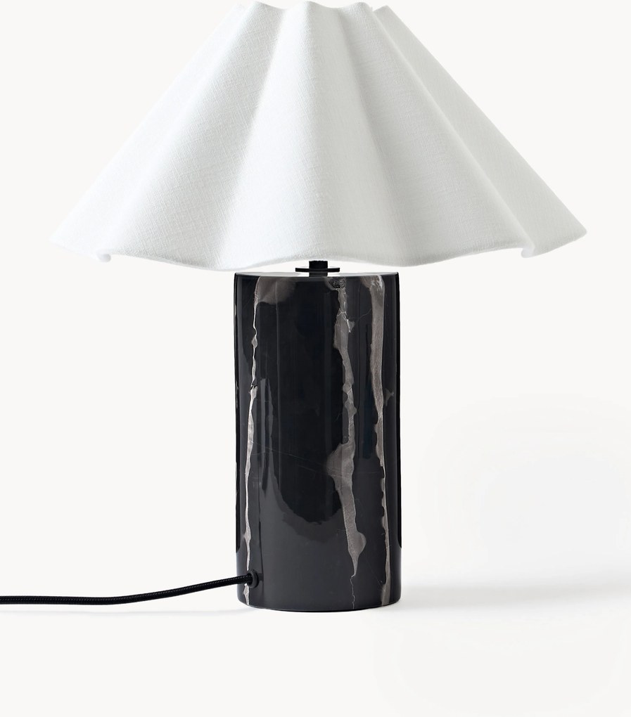 Dimbare LED tafellamp Arya met marmeren voet