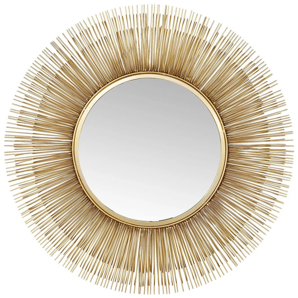 Kare Design Sunburst Tre Grote Ronde Spiegel Goud - 87x87cm