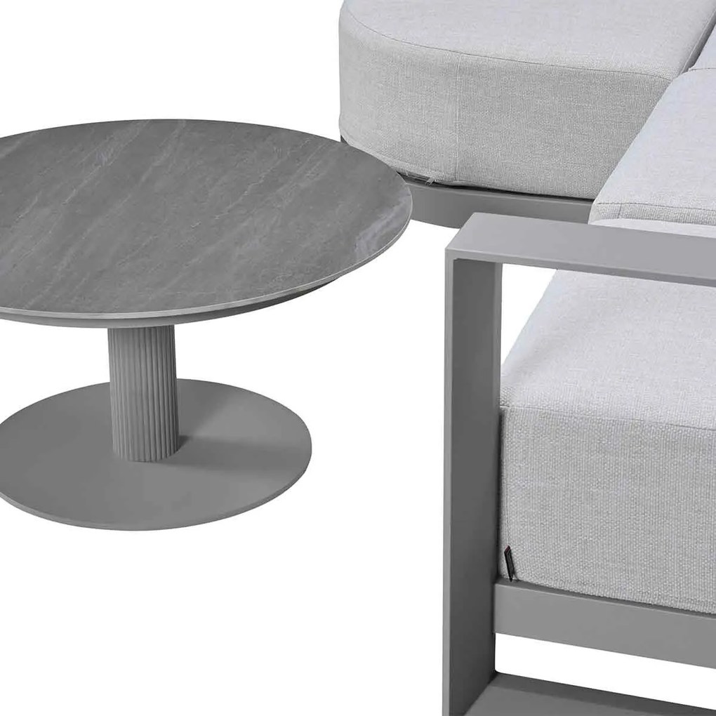 Garden Impressions Malakka loungeset 3-delig chaise longue - taupe