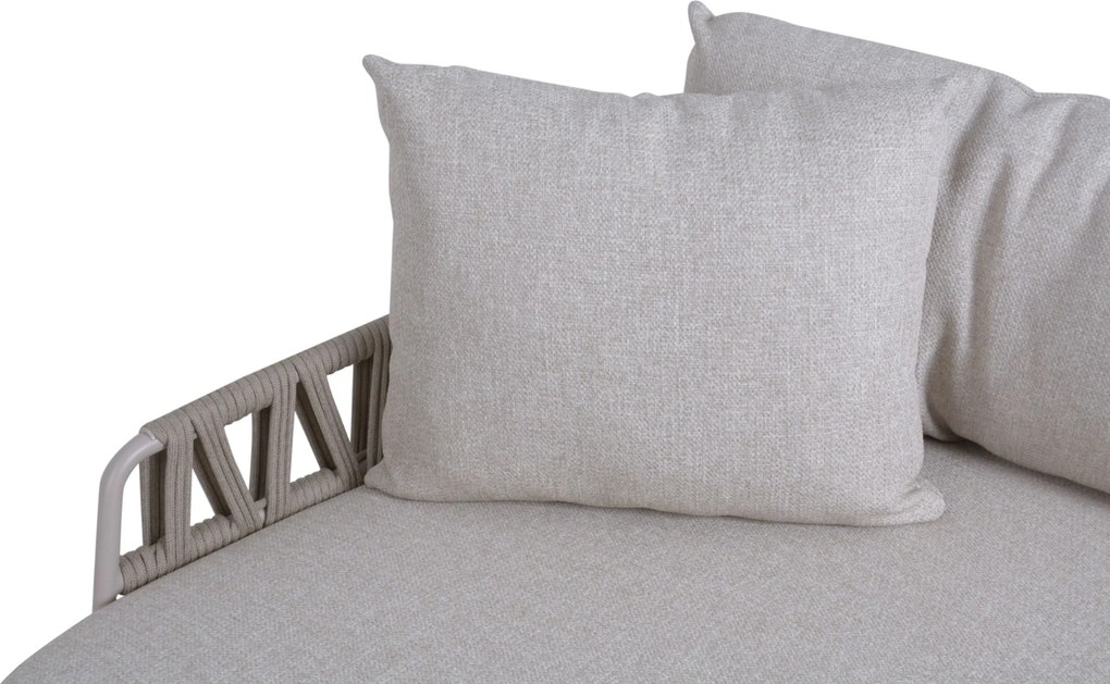 Chaise Loungeset 2 personen Aluminium/rope Taupe Seasons