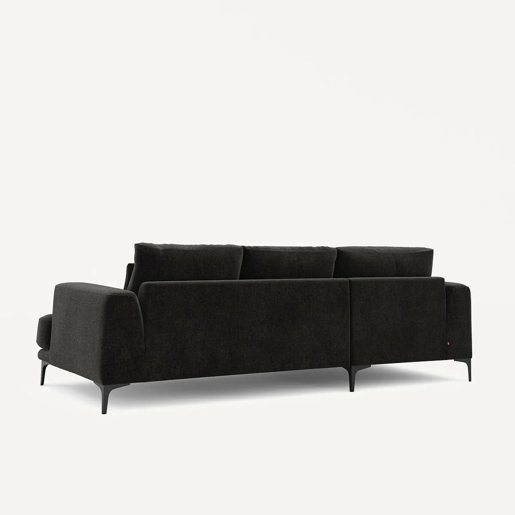 Hoekbank links fluweel chenille, Marsile