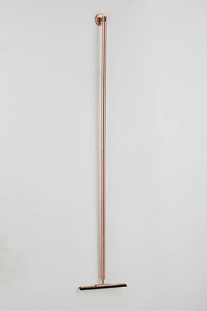 Saniclear Copper vloerwisser 125cm geborsteld koper