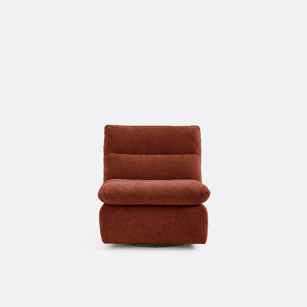 Reliëffluwelen draaifauteuil, ERABLE