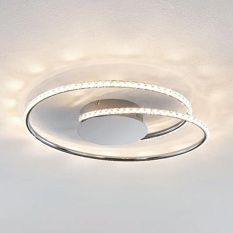 Joline LED plafondlamp, kristal, 45 cm - lampen-24