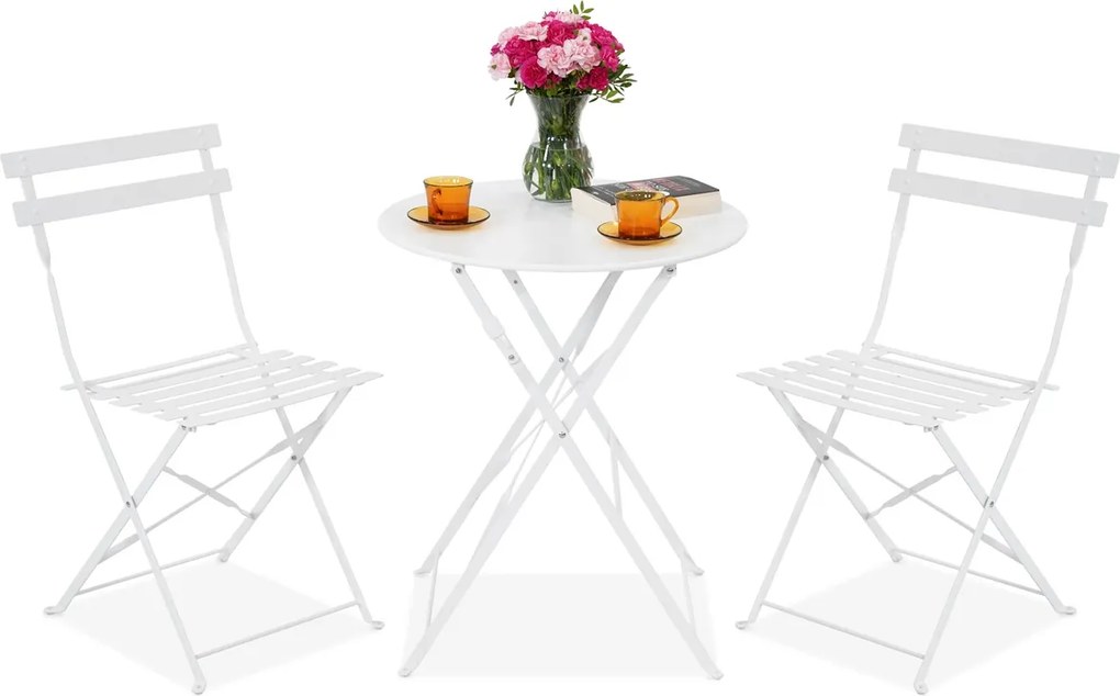 Tuinmeubelset voor terras Corsica Garden Point wit