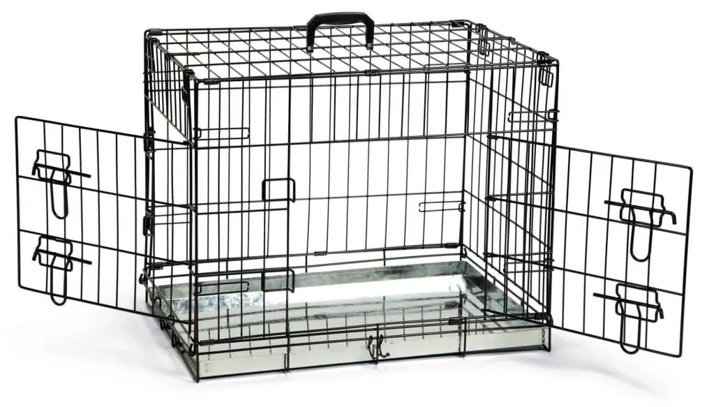 Beeztees Hondenbench 62x44x49 cm zwart