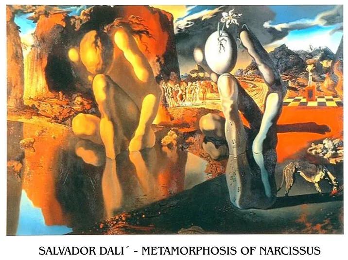 Metamorphosis of Narcissus, 1937 Kunstdruk, Salvador Dalí, (80 x 60 cm)