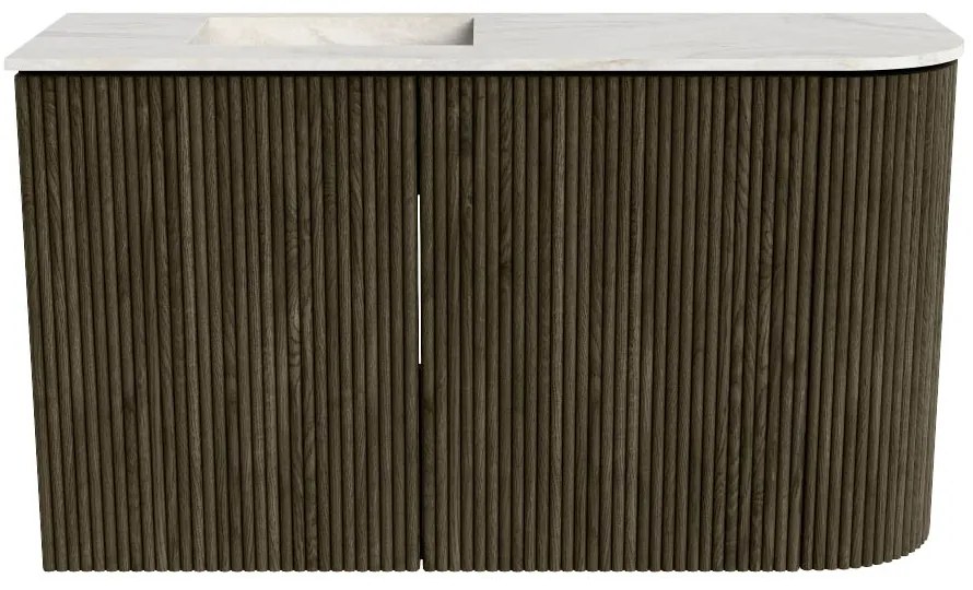Mondiaz Joya DLux 70cm toiletmeubel ronding rechts shadow met wastafel faye links zonder kraangat ostra
