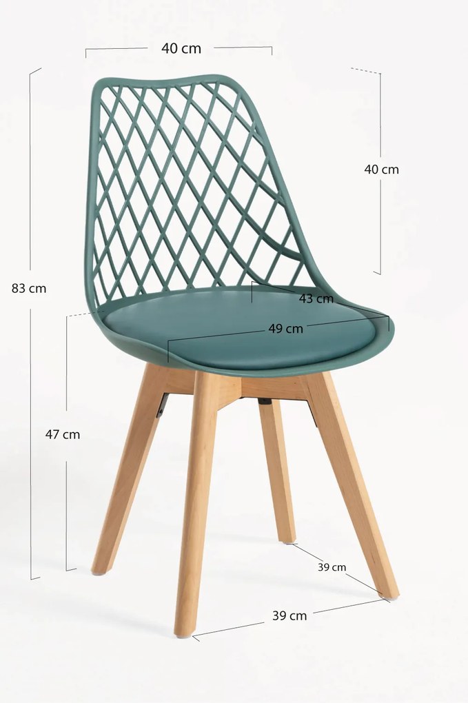Set 4 Mima Stoelen