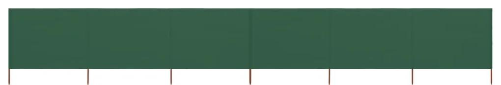 vidaXL Windscherm 6-panelen 800x120 cm stof groen