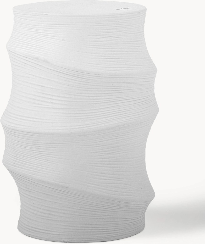 Ronde bijzettafel Volise van keramiek